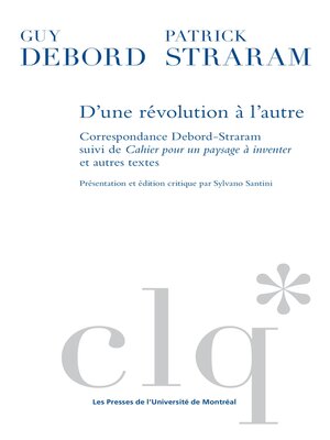 cover image of D'une révolution à l'autre